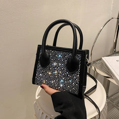 Retro Women's Casual Handbag Shoulder Messenger Bag Small Square Bag
