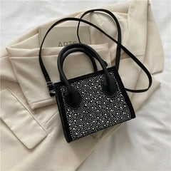 Retro Women's Casual Handbag Shoulder Messenger Bag Small Square Bag
