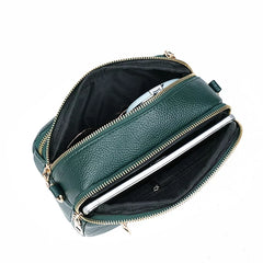 Retro Casual Shoulder Crossbody Bag Solid PU Leather Small Bags for Women