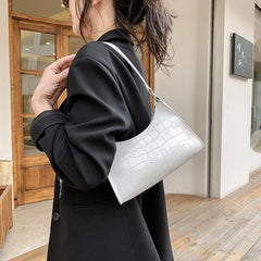 Retro Casual Women Shoulder Bags PU Leather Chain Hobos Purse Handbags