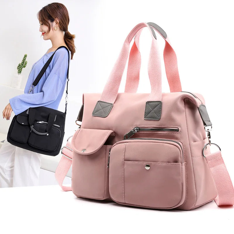 Canvas Women's Large-capacity Shoulder Bag