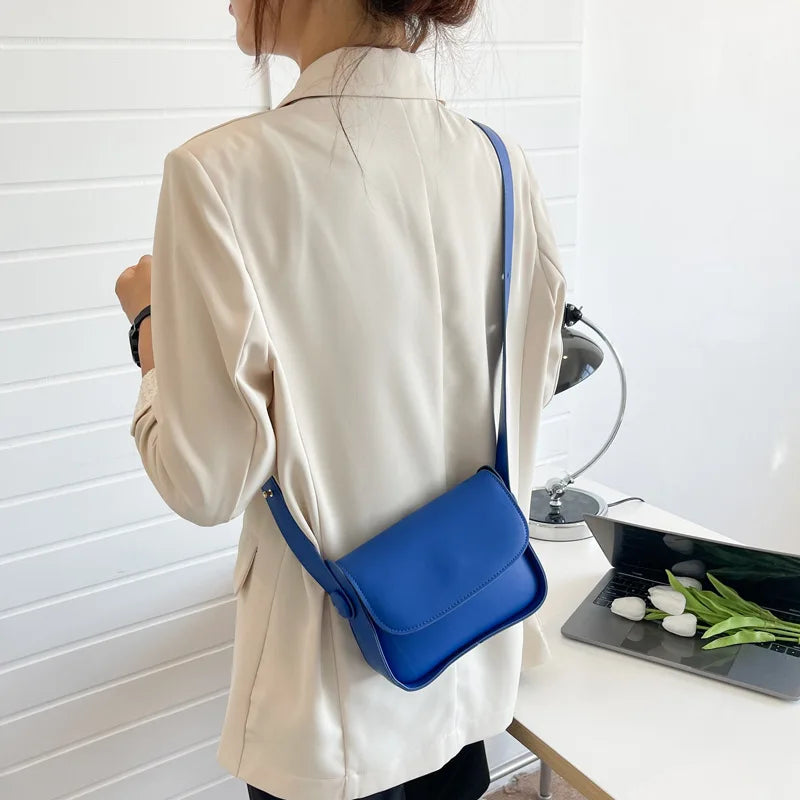 Retro Casual Women's Tote Shoulder Bag Crossbody Bags PU Leather Handbags