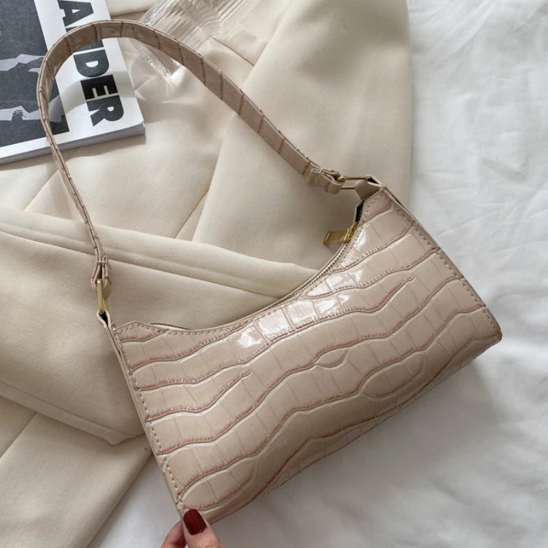 Vintage Women's PU Leather Shoulder Bag - Retro Totes Handbags