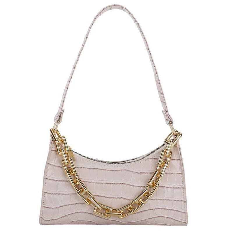 Retro Casual Women's Totes Shoulder Bag Chain Handbags