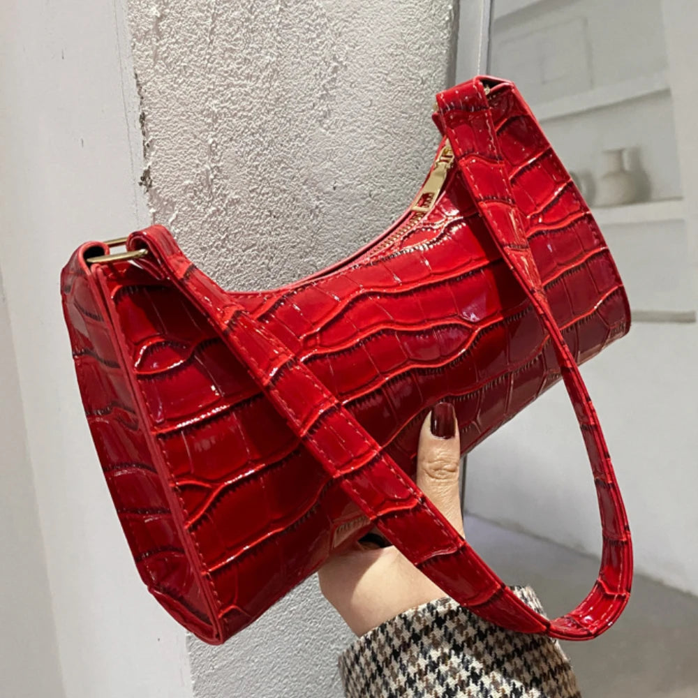 Vintage Women's PU Leather Shoulder Bag - Retro Totes Handbags
