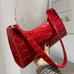 Vintage Women's PU Leather Shoulder Bag - Retro Totes Handbags