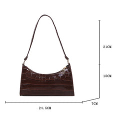Vintage Women's PU Leather Shoulder Bag - Retro Totes Handbags