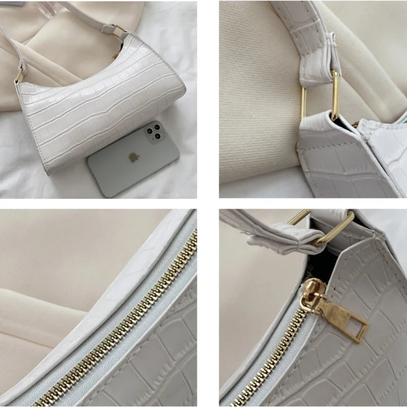 Vintage Women's PU Leather Shoulder Bag - Retro Totes Handbags