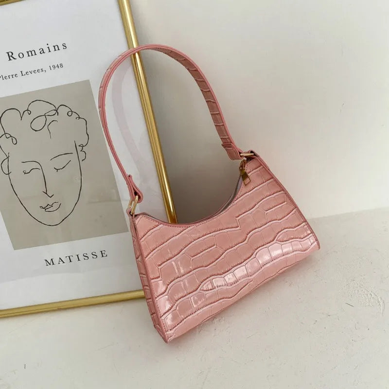 Vintage Women's Totes Shoulder Bag with Chain Handbags