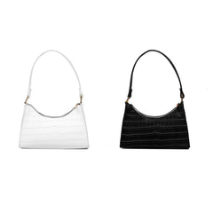 Retro Classic Crocodile Embossed Clutch Handbag Shoulder Bag