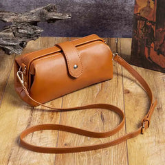 Retro Bucket Bag Vintage Style Handbag High PU Leather Tote Bag