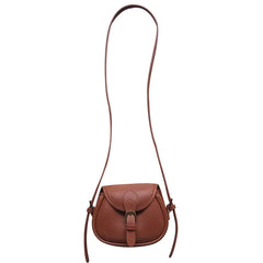 Retro College Style Messenger Bag Casual Versatile Flip Shoulder Bag