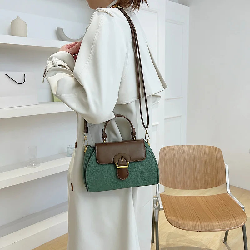 Retro Matching Handbag Summer Shoulder Bag Purses Small Square Bag