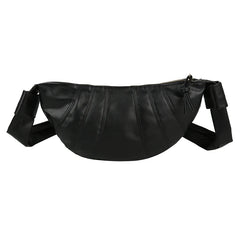 Retro Dumpling Shoulder Bag Purse Leather Woman Crossbody Bags