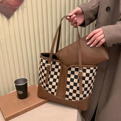 Retro Shoulder Handbag Women's Tote Commuter Bag