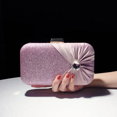 Shining Rhinestone Evening Bag for Women Wedding Banquet Clutch