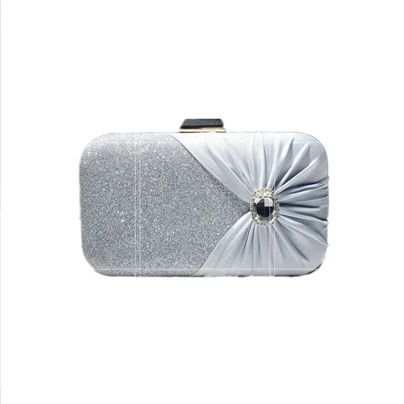 Shining Rhinestone Evening Bag for Women Wedding Banquet Clutch