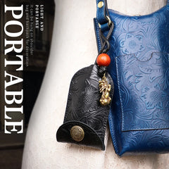 Retro Leather Key Bag Organizer Key Wallets Car Key Holder Case