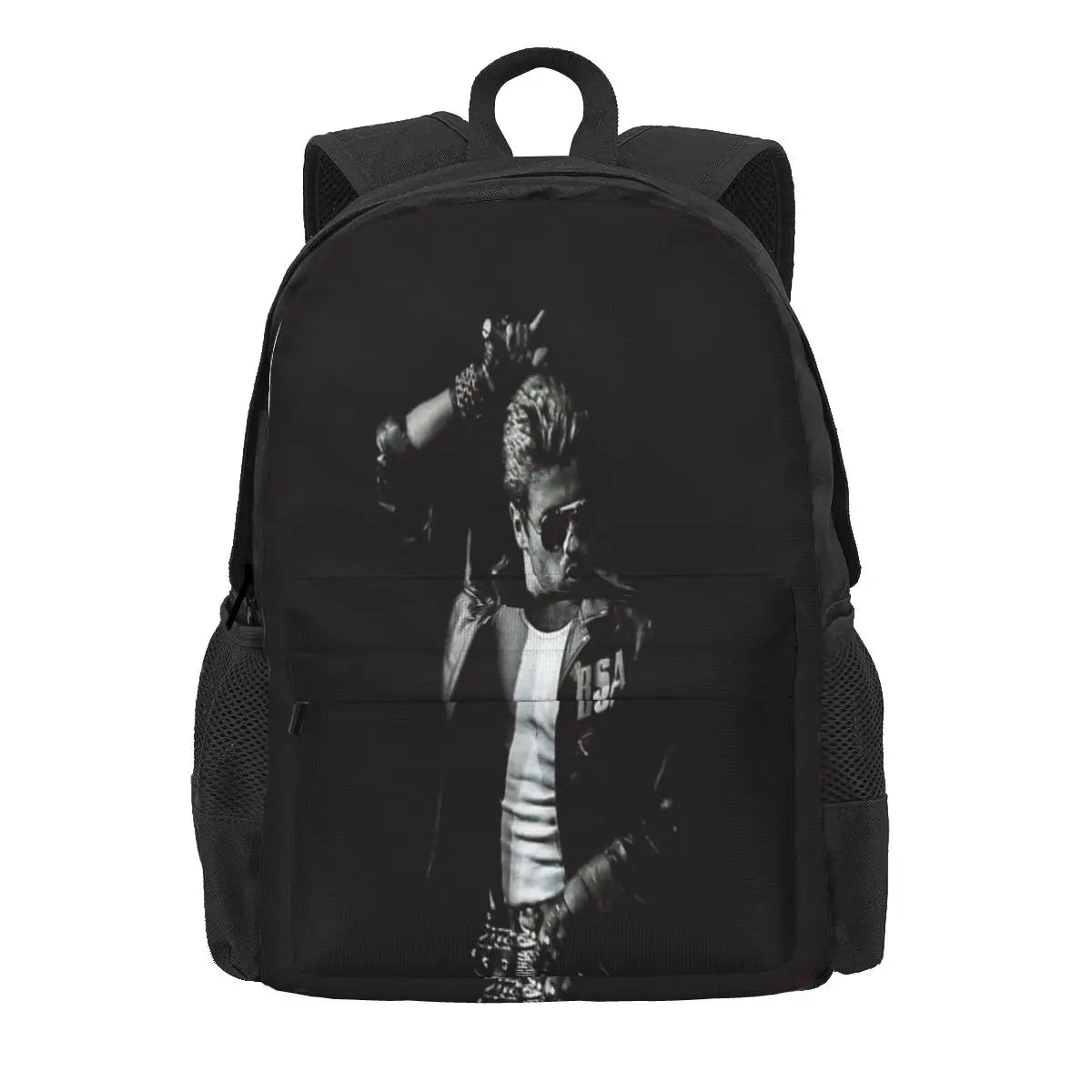 Retro George Tshirt Michael Love Backpacks Men's Backpacks Bags