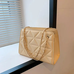 Striped Shoulder Bag Large-capacity Casual Hand Tote Bag