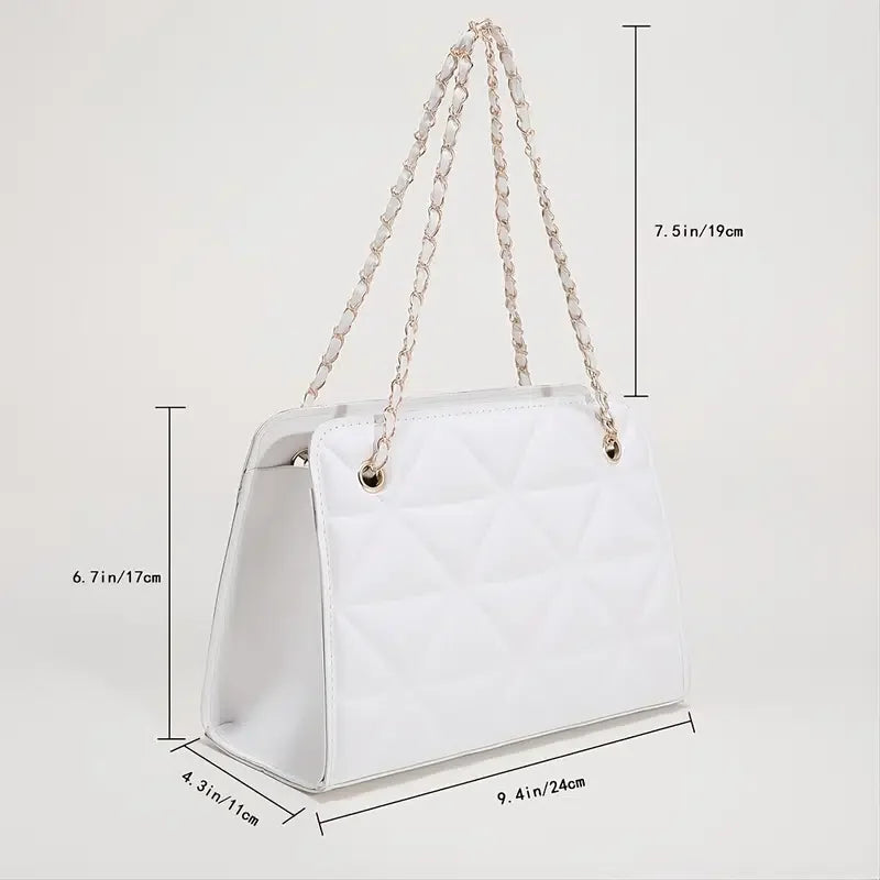 Striped Shoulder Bag Large-capacity Casual Hand Tote Bag