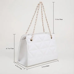 Striped Shoulder Bag Large-capacity Casual Hand Tote Bag