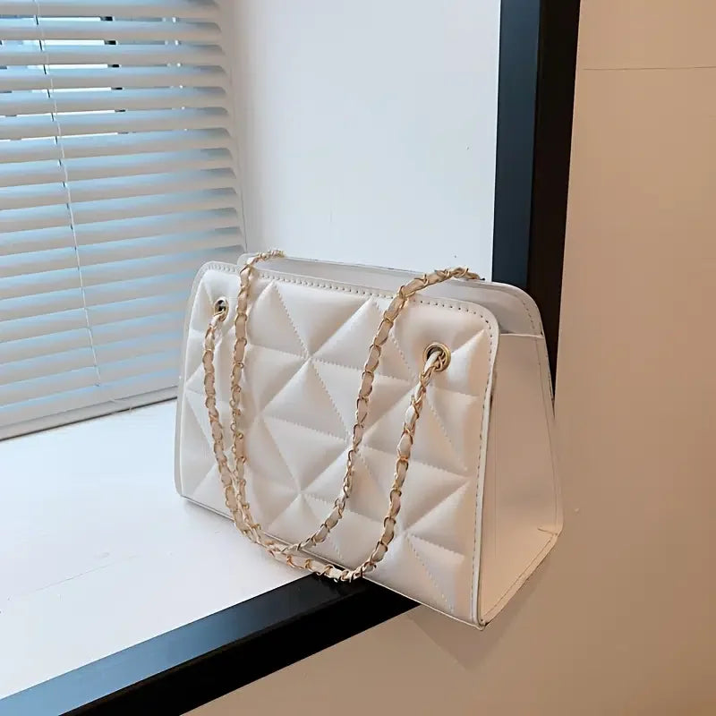 Striped Shoulder Bag Large-capacity Casual Hand Tote Bag