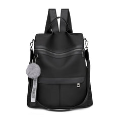 Retro Large Capacity Backpack Women Oxford Rucksack