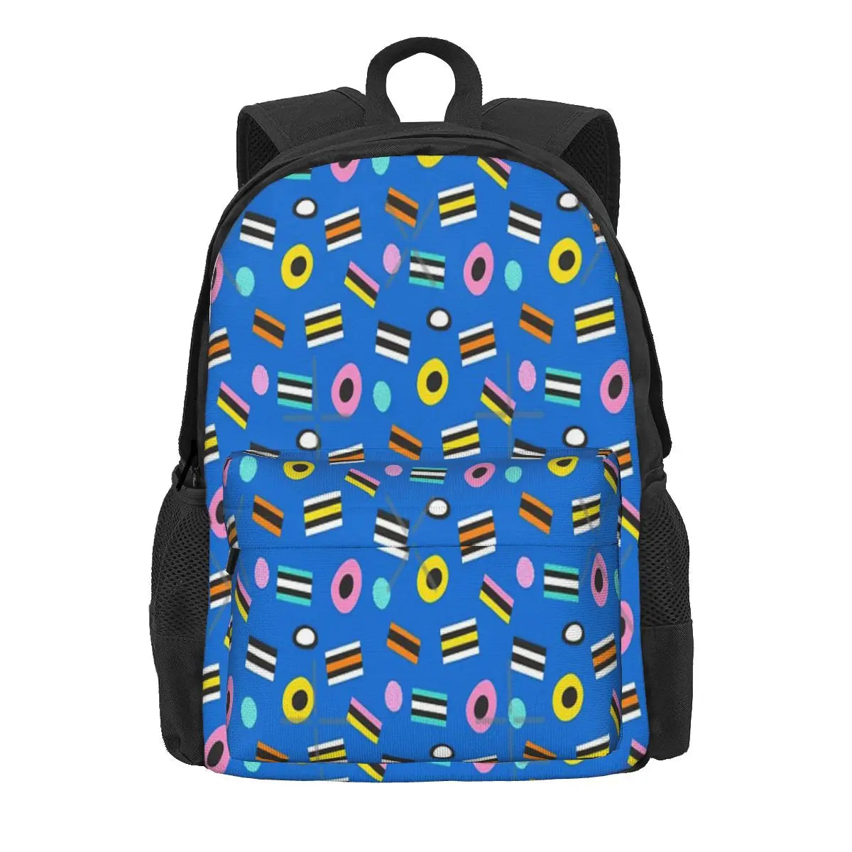 Retro Liquorice Backpacks Men's & Women's Bag School Backpack