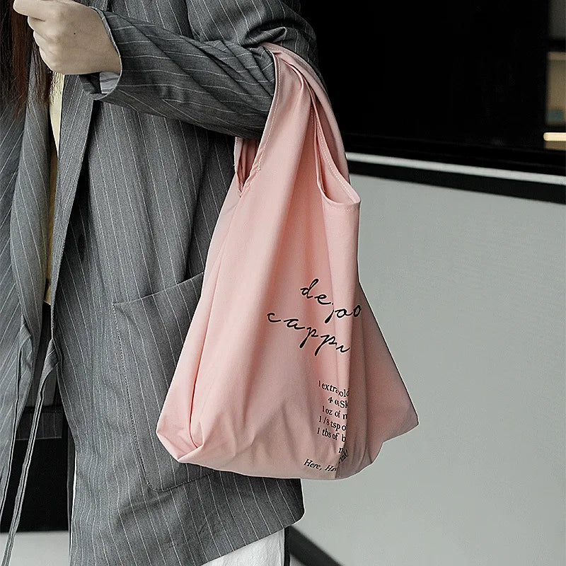 Retro Literary Canvas Bag Women Shoulder Bag Shopping Bag Shopper Ladies