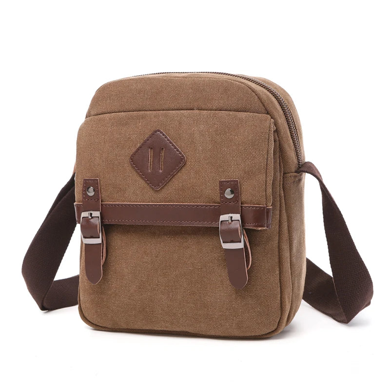 Canvas Crossbody Bag Vintage Casual Office Travel Handbag