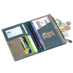 Retro Gothic Passport Holder Wallet Anti Theft Travel Wallet