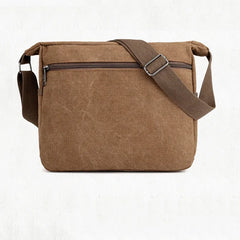 Retro Men's Canvas Single Shoulder Bag Casual Crossbody Bag