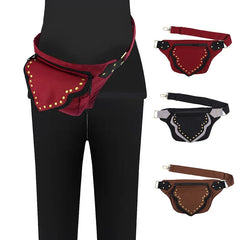 Retro Metal Waist Bag Purse Multifunctional Mobile Phone Storage Bag
