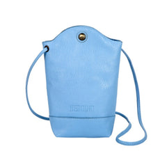 Retro Mini Bucket Crossbody Bag Women Shoulder Bags PU Leather
