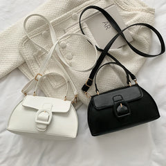 Retro PU Leather Crossbody Bag Small Handbag Female Shoulder Messenger