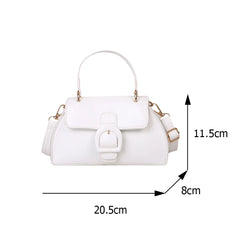 Retro PU Leather Crossbody Bag Small Handbag Female Shoulder Messenger