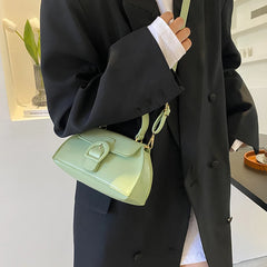 Retro PU Leather Crossbody Bag Small Handbag Female Shoulder Messenger