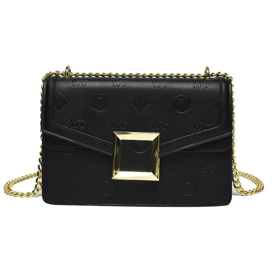 Retro PU Leather Flap Crossbody Bag for Women Totes Handbag