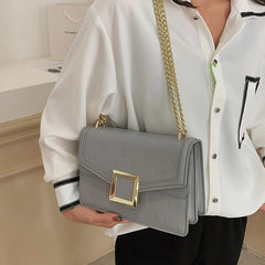 Retro PU Leather Flap Crossbody Bag for Women Totes Handbag