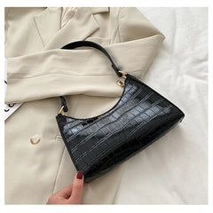 Vintage PU Leather Women's Small Shoulder Bag Tote Handbag