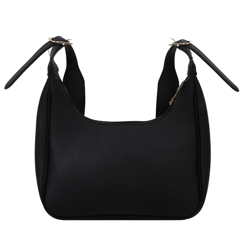 Retro PU Underarm Bags for Women Handbags