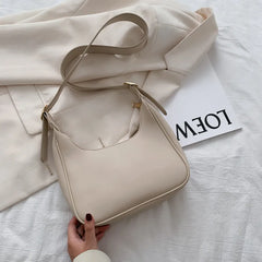 Retro PU Underarm Bags for Women Handbags