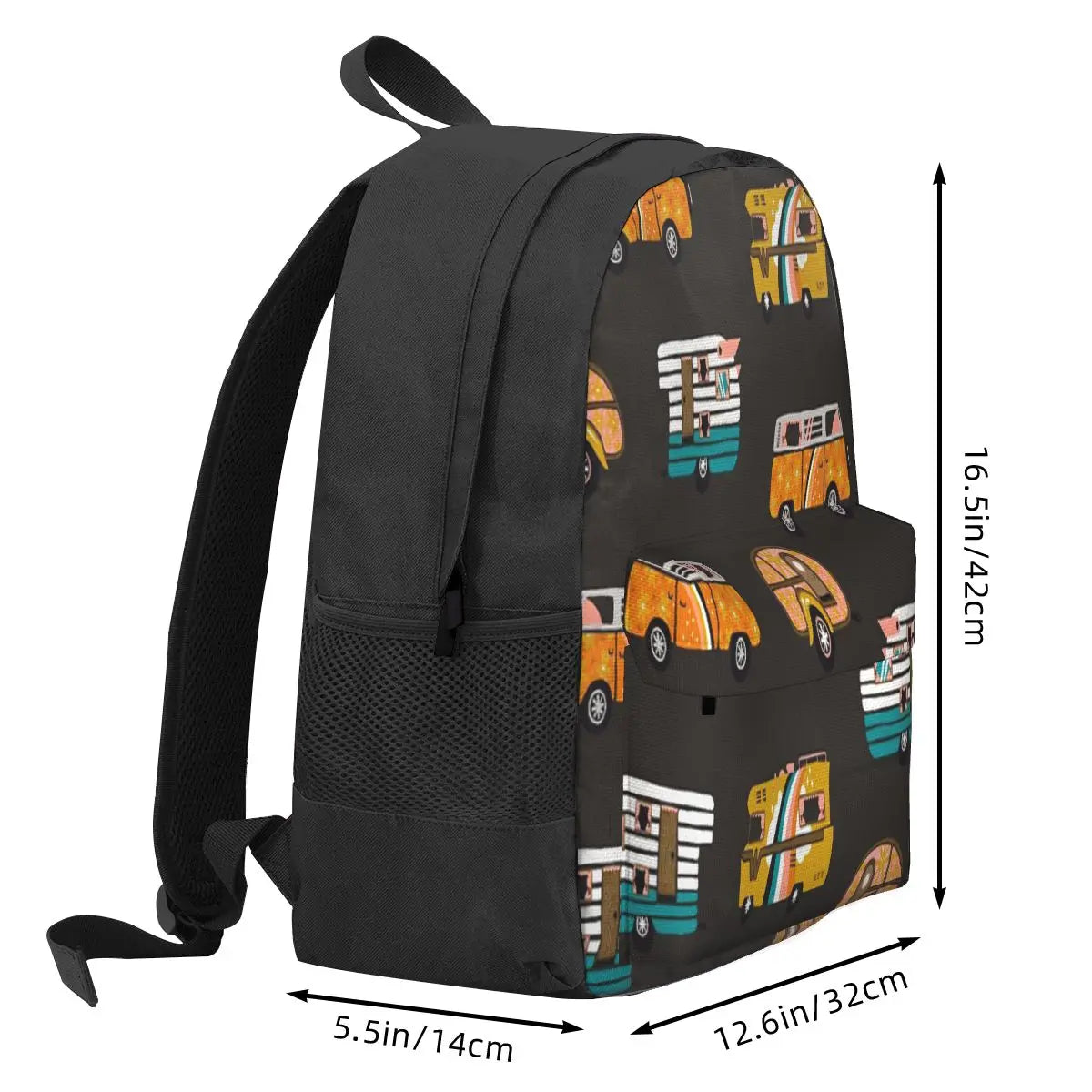 Vintage Road Trip Backpacks for Men and Women