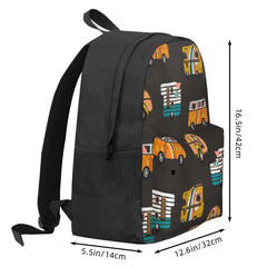 Vintage Road Trip Backpacks for Men and Women