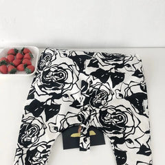 Retro Rose Floral Shoulder Bags Large Capacity Travel Canvas Underarm Shopping