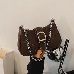 Retro Leather Armpit Bag Handbag