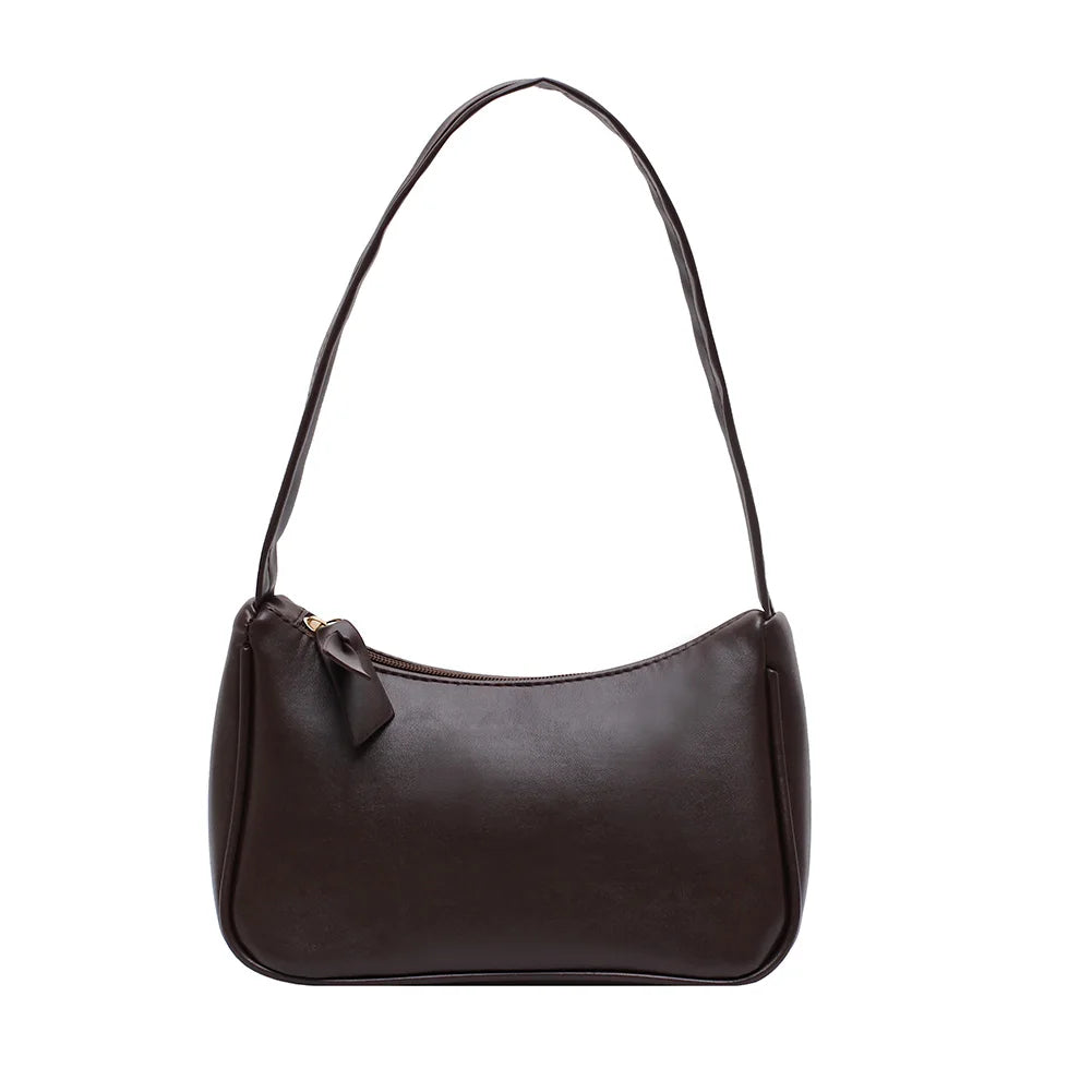 Women's Retro Shopper Bag Soft PU Leather Small Shoulder Bags