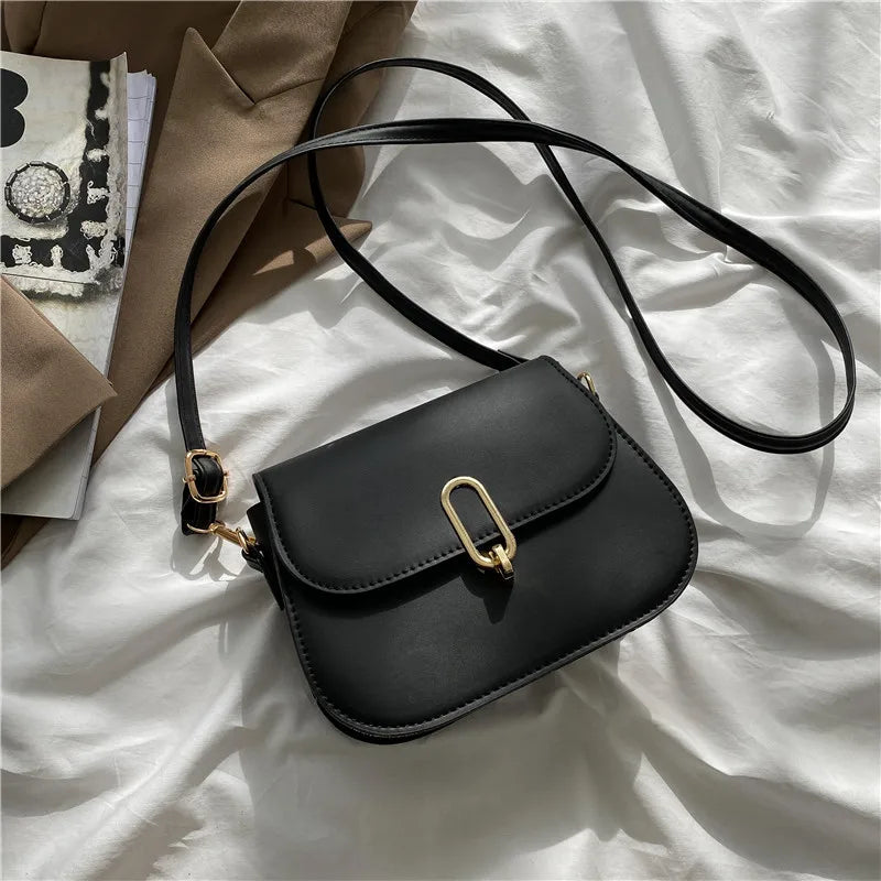 Retro Shoulder Bags Solid Crossbody Women's Bags Large Capacity Handbags