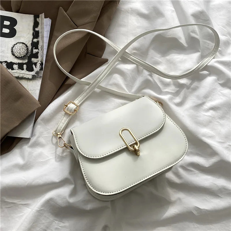 Retro Shoulder Bags Solid Crossbody Women's Bags Large Capacity Handbags